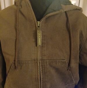 Men's Brown Hooded Jacket